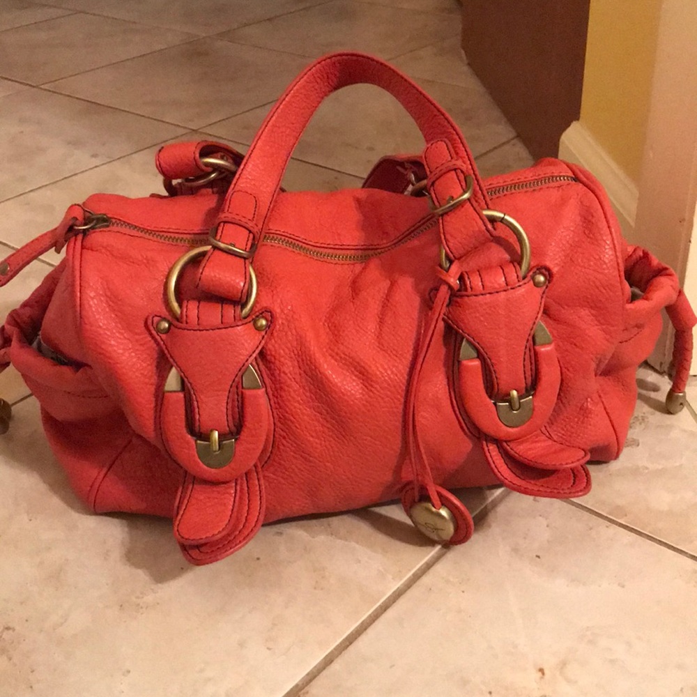Jessica Simpson salmon hobo bag